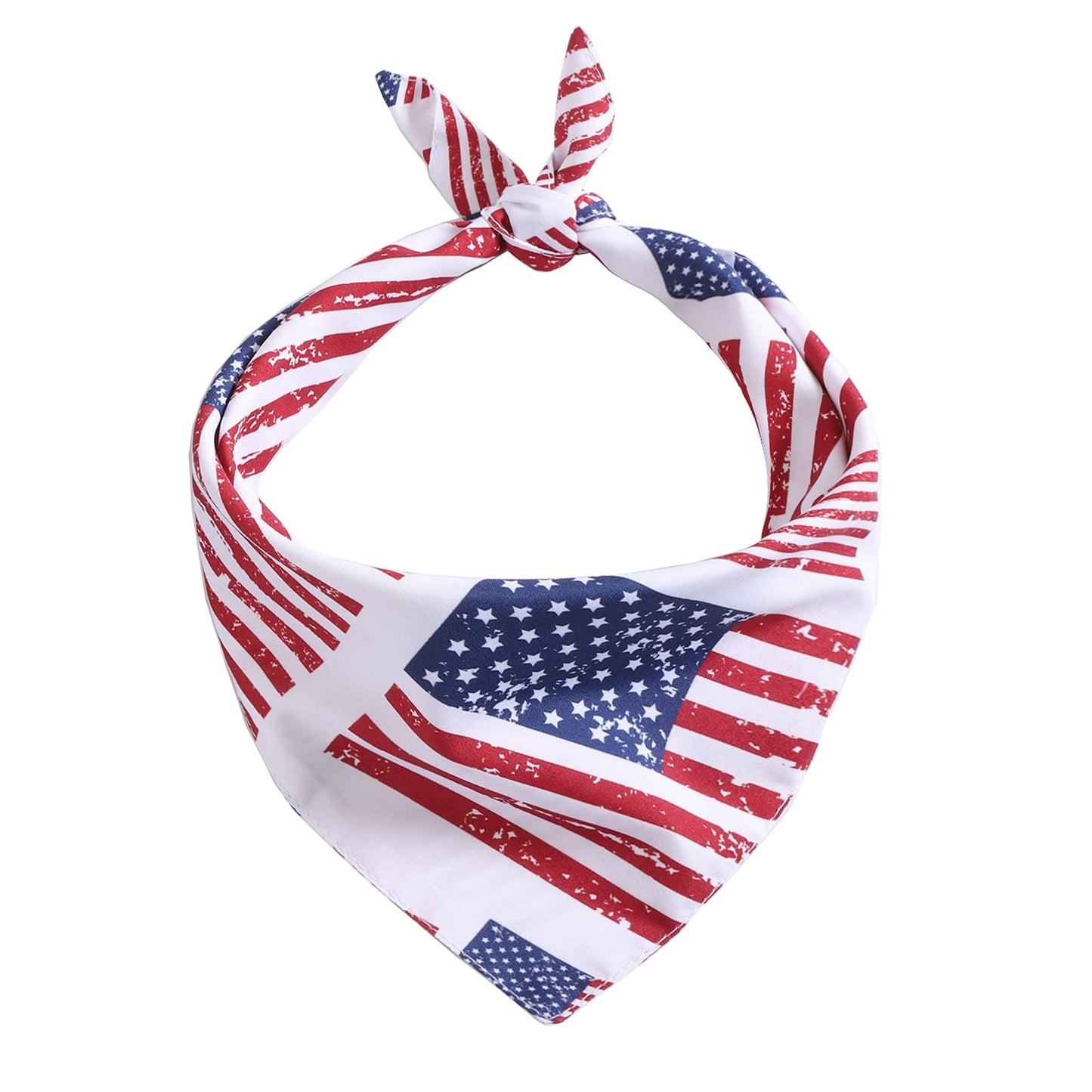 BinaryABC USA Flag Dog BandanaAmerican Flags Dog Bandana Pet Scarfs4th of July American Independence Day Pet Decorations (Style 4)