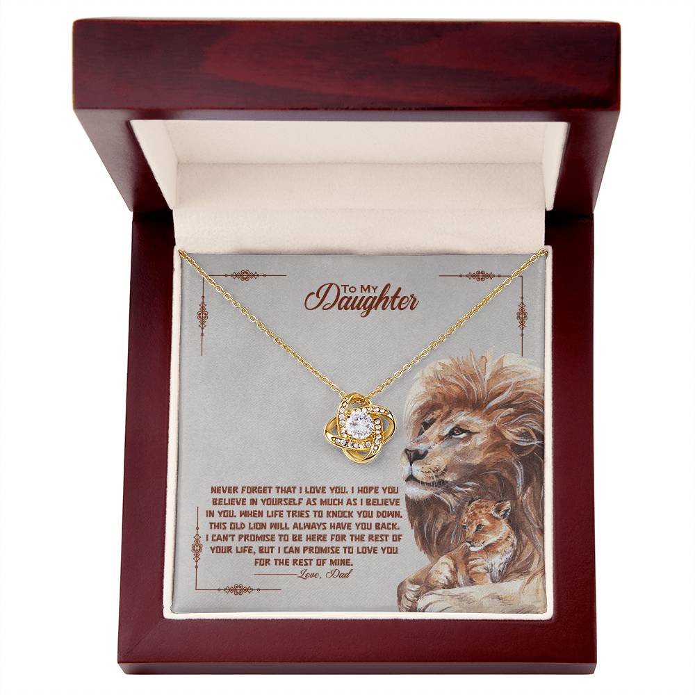 Never Forget How Much You’re Loved – Love Knot Necklace | A Meaningful Gift From the Heart