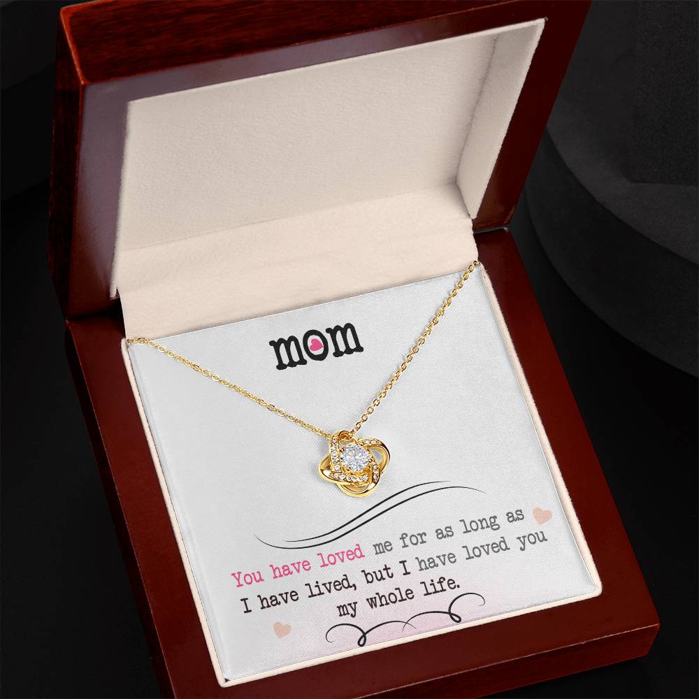 My Whole Life – Love Knot Necklace | A Gift of Love and Devotion