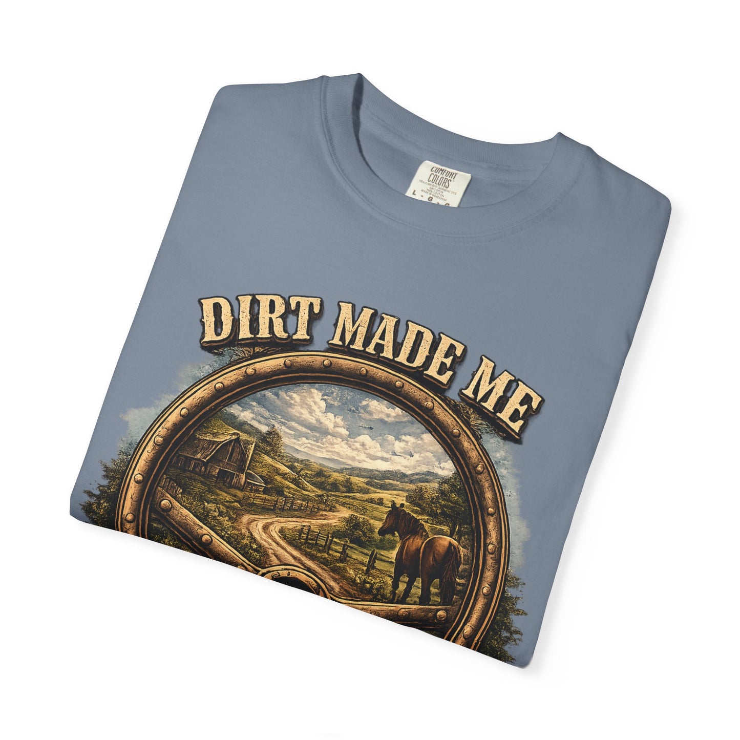 Kentucky Queen Scenic T-Shirt — "Dirt Made Me, Road Made Me" Vintage Tee