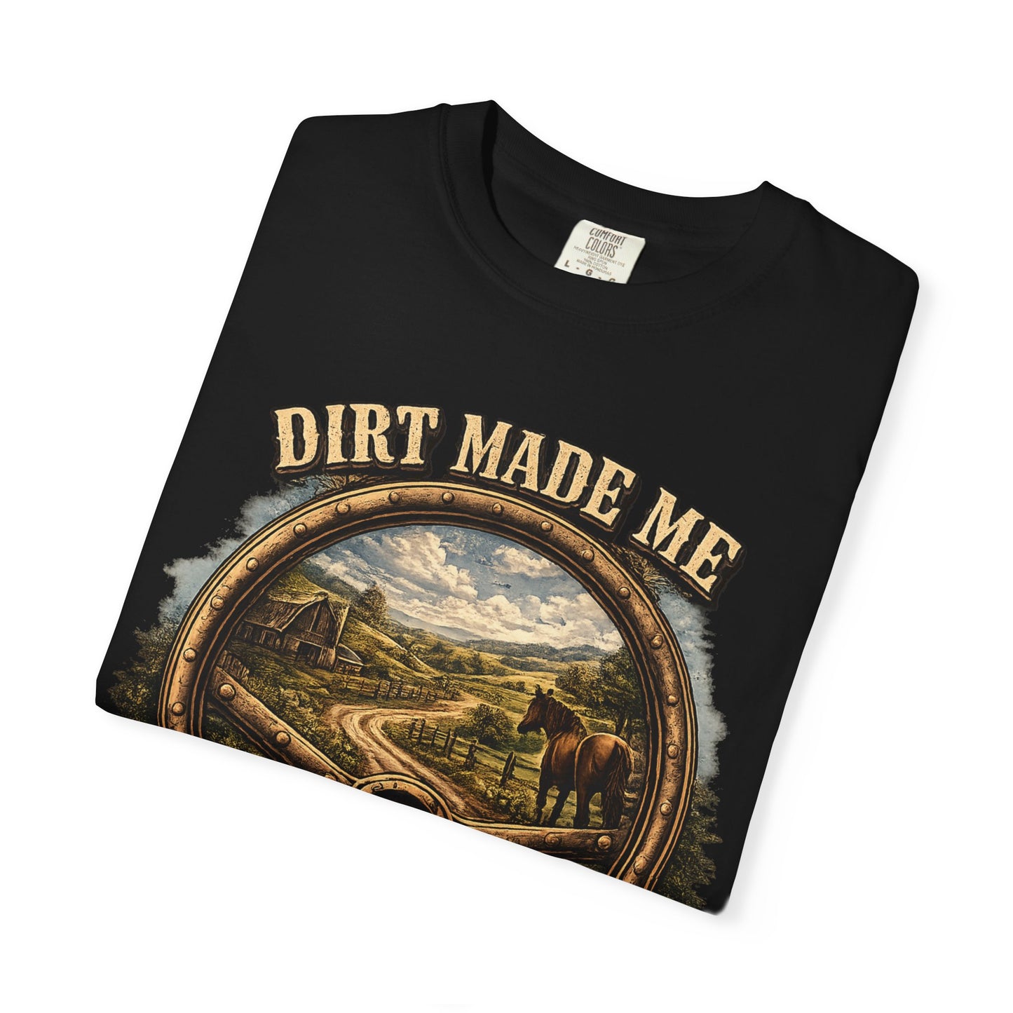 Kentucky Queen Scenic T-Shirt — "Dirt Made Me, Road Made Me" Vintage Tee