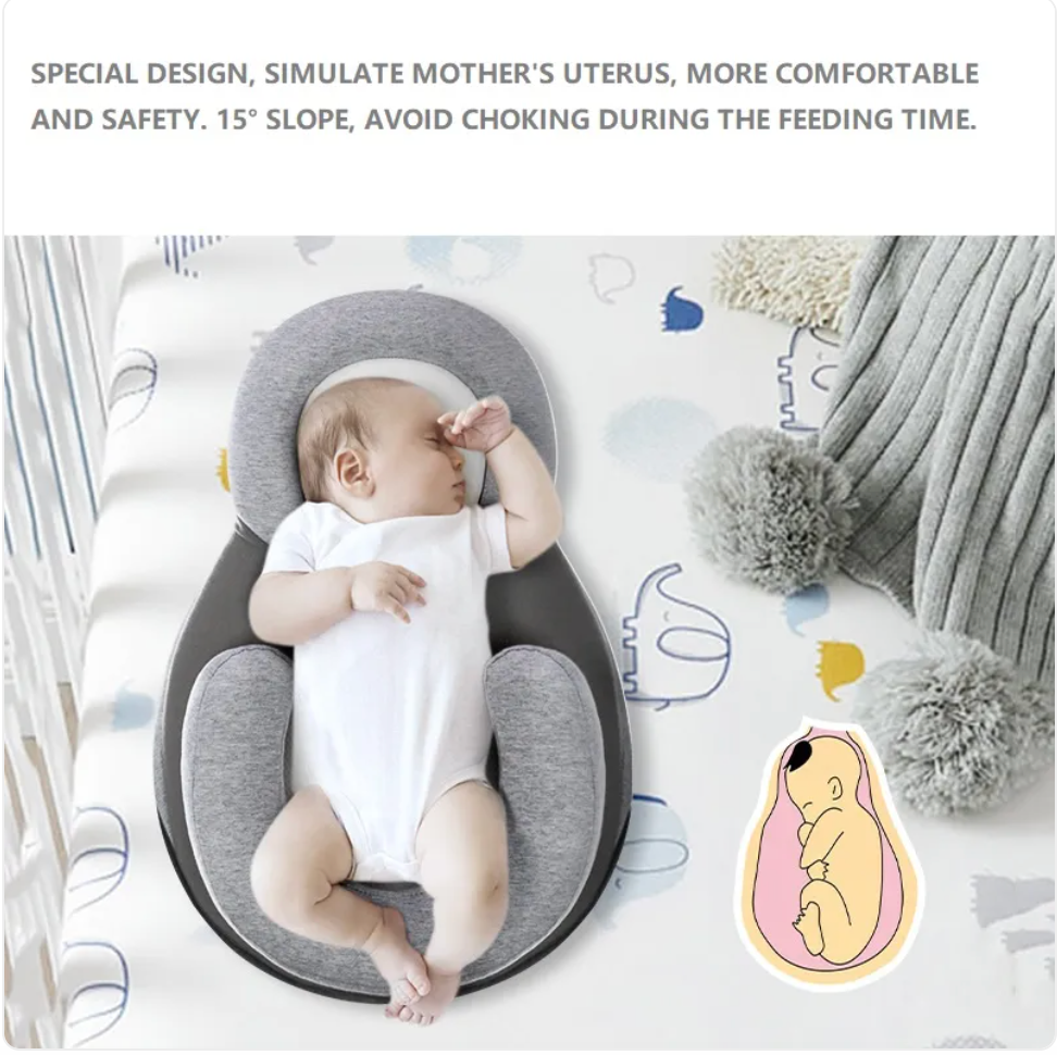 Baby Anti-Spit Up Pillow | Gentle Support for Comfortable Feeding & Rest