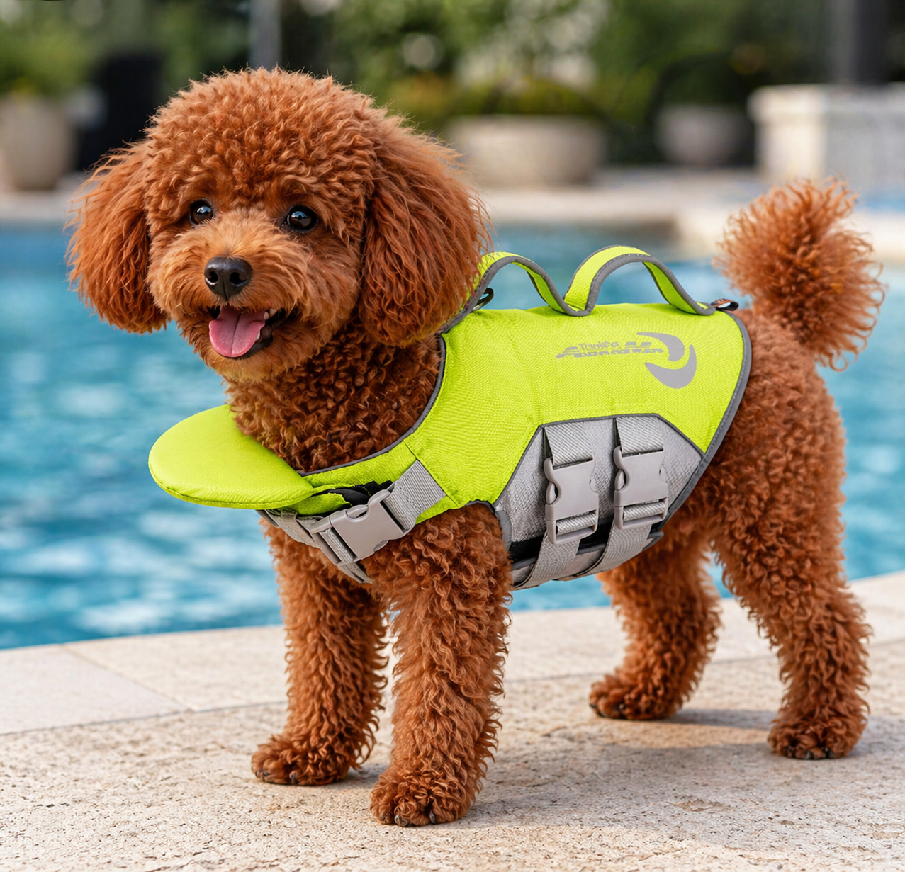 Dog Life Jacket with Handle | Reflective Swim Vest for Small Dogs