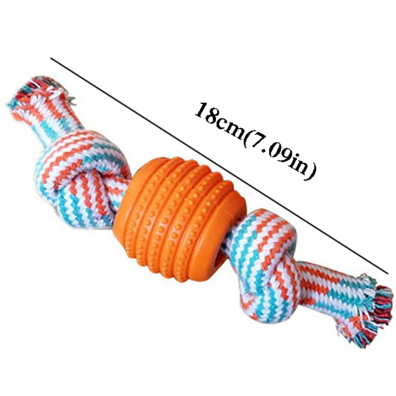Interactive Rope Dog Toy | Durable Chew Toy for Play and Teething