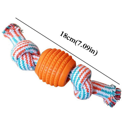 Interactive Rope Dog Toy | Durable Chew Toy for Play and Teething