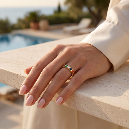 Wrapped Around My Finger Personalized Birthstone Ring | 1–6 Stones