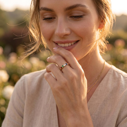 Wrapped Around My Finger Personalized Birthstone Ring | 1–6 Stones