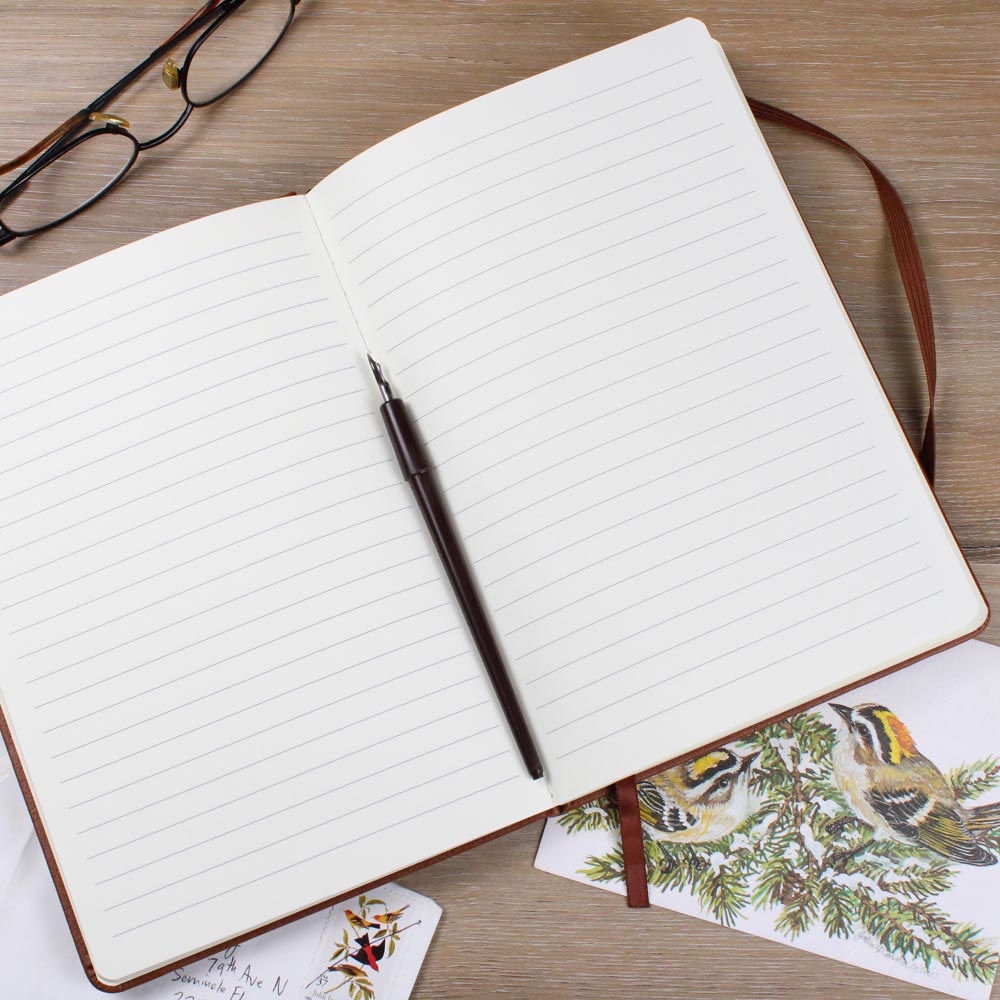 Personalized Engraved Leather Journal – Custom Name Notebook