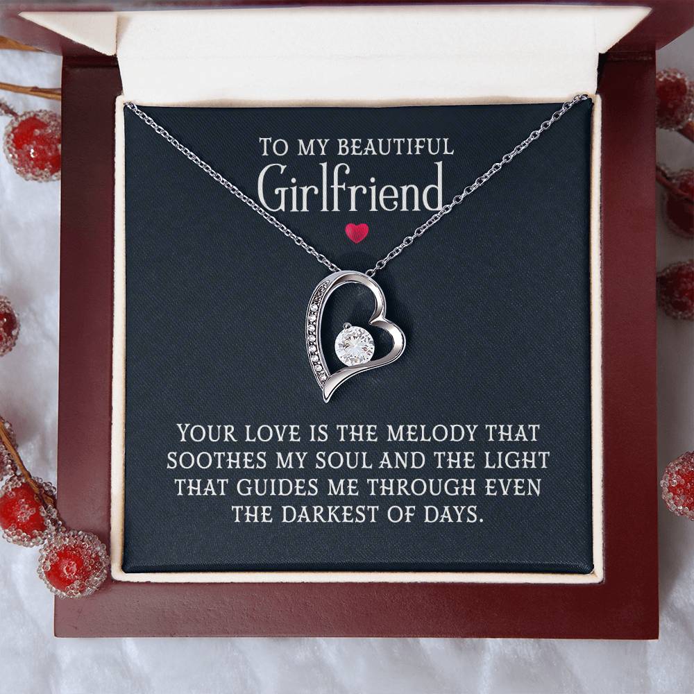 To My Beautiful Girlfriend – Forever Love Necklace | A Gift She Will Always Remember