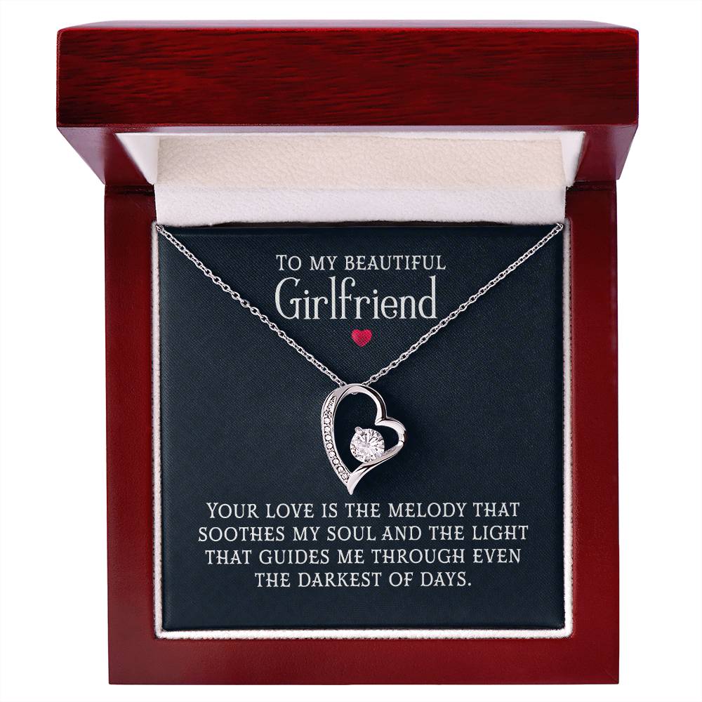 To My Beautiful Girlfriend – Forever Love Necklace | A Gift She Will Always Remember