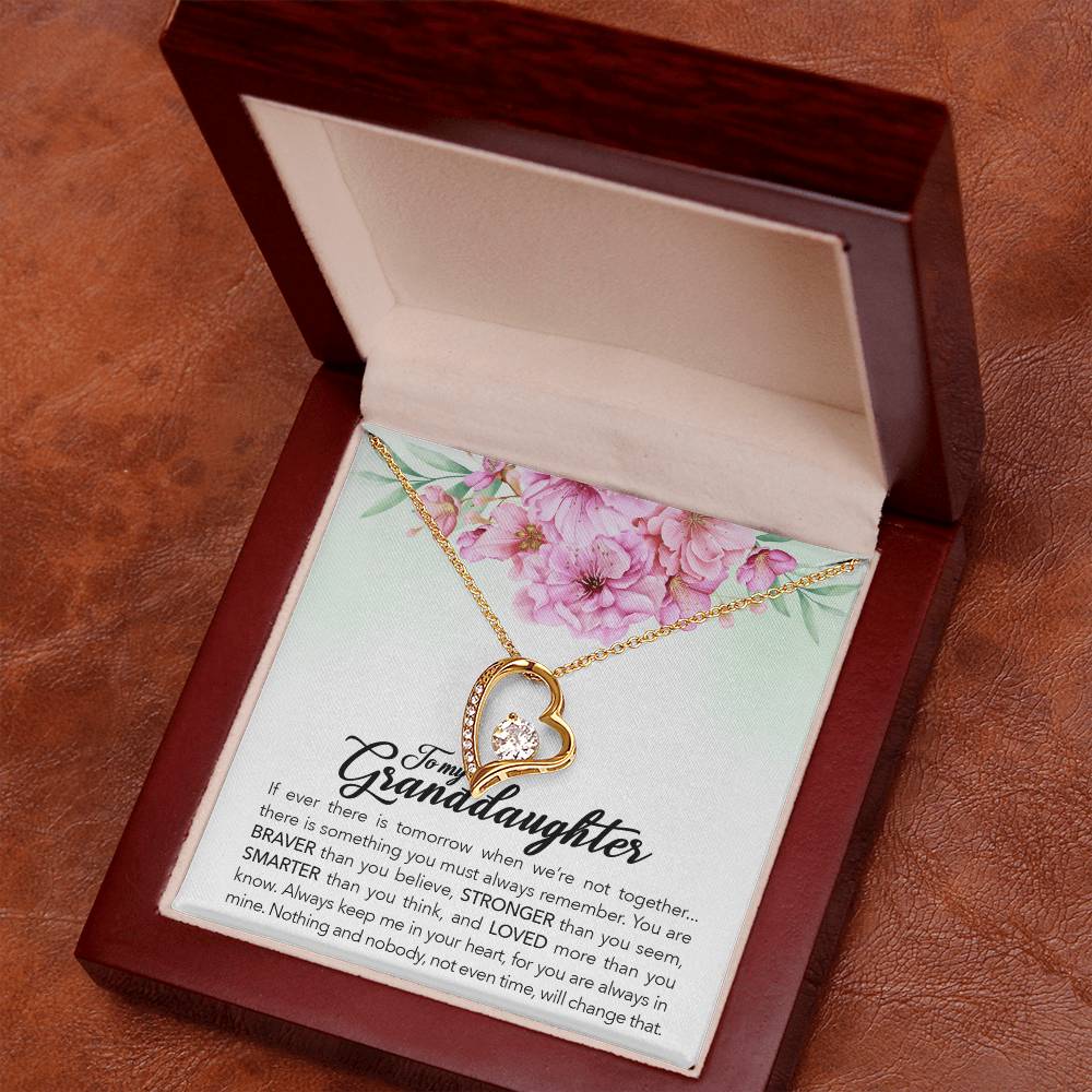 To My Brave Granddaughter – Forever Love Necklace | A Gift of Strength and Love
