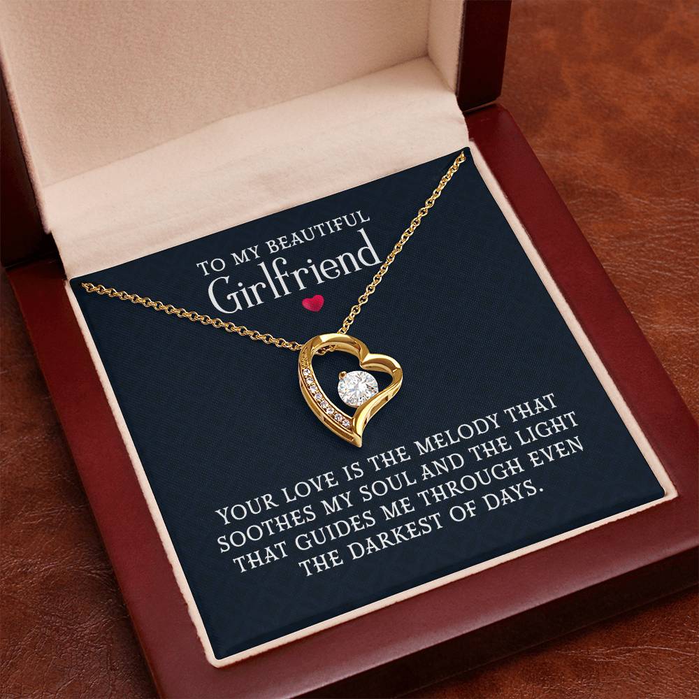 To My Beautiful Girlfriend – Forever Love Necklace | A Gift She Will Always Remember