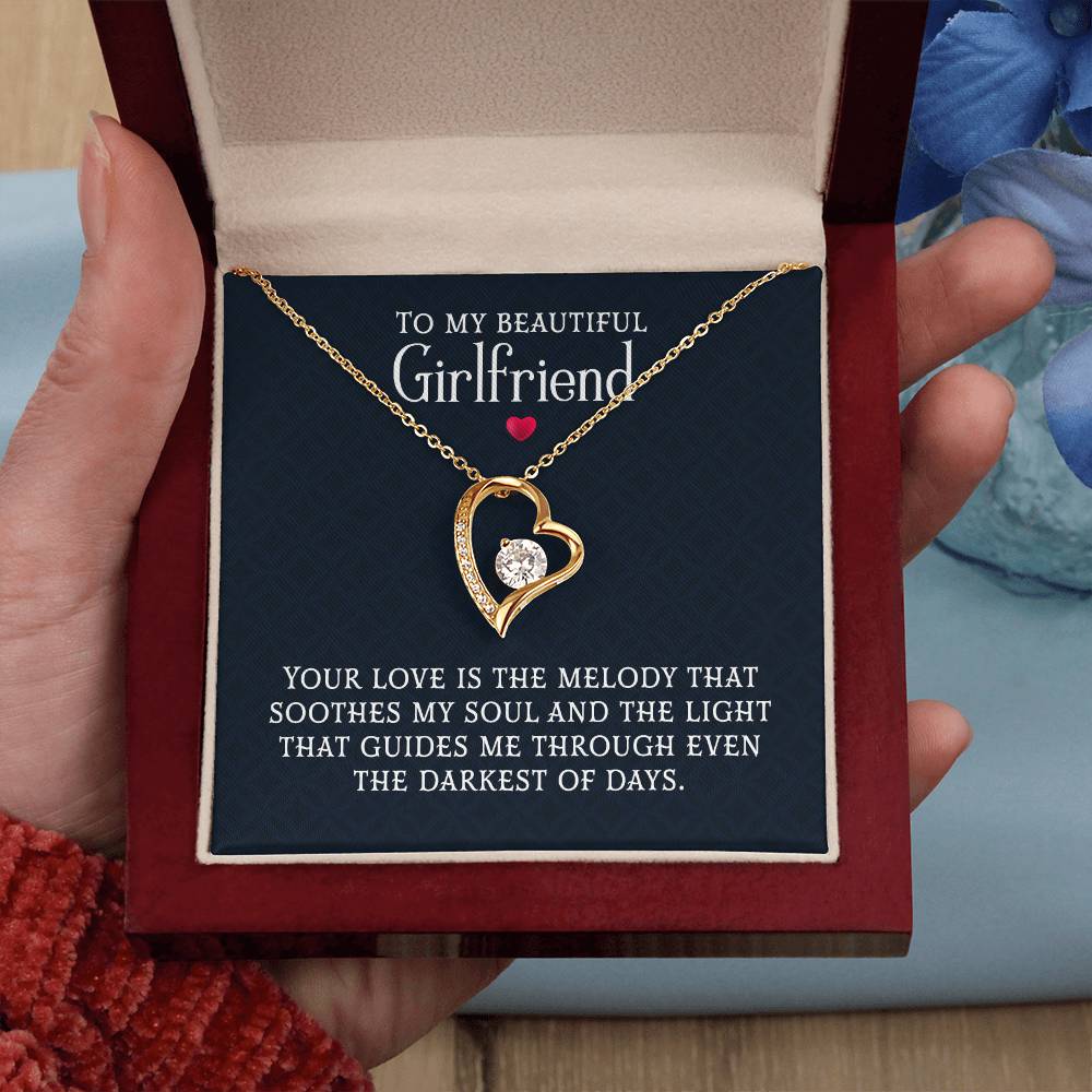 To My Beautiful Girlfriend – Forever Love Necklace | A Gift She Will Always Remember