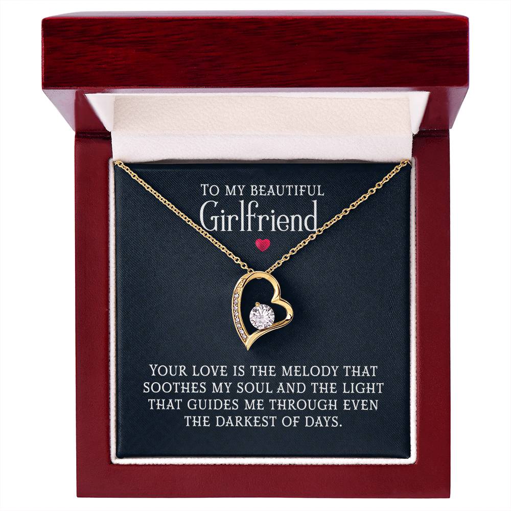 To My Beautiful Girlfriend – Forever Love Necklace | A Gift She Will Always Remember