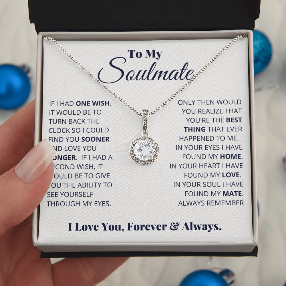 To My Soulmate – Eternal Hope Necklace | Meaningful Gift for Her