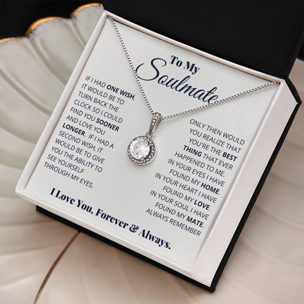 To My Soulmate – Eternal Hope Necklace | Meaningful Gift for Her