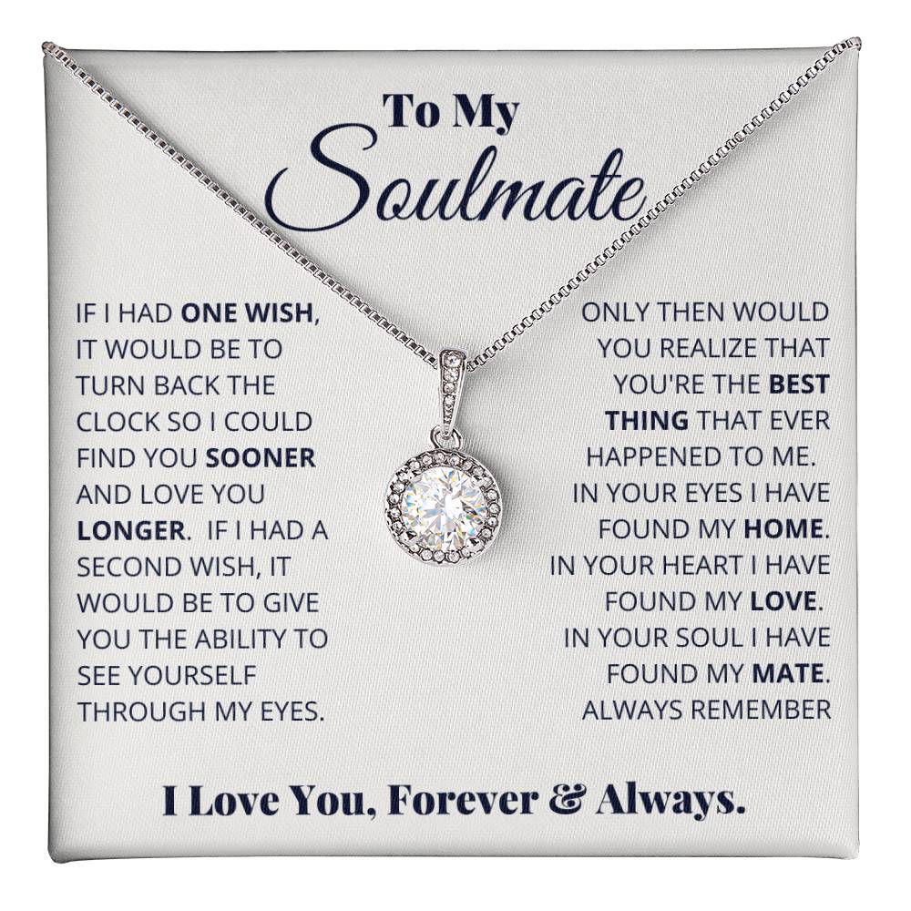 To My Soulmate – Eternal Hope Necklace | Meaningful Gift for Her