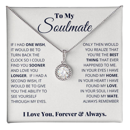 To My Soulmate – Eternal Hope Necklace | Meaningful Gift for Her