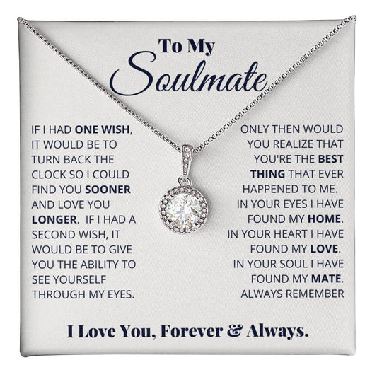 To My Soulmate – Eternal Hope Necklace | Meaningful Gift for Her