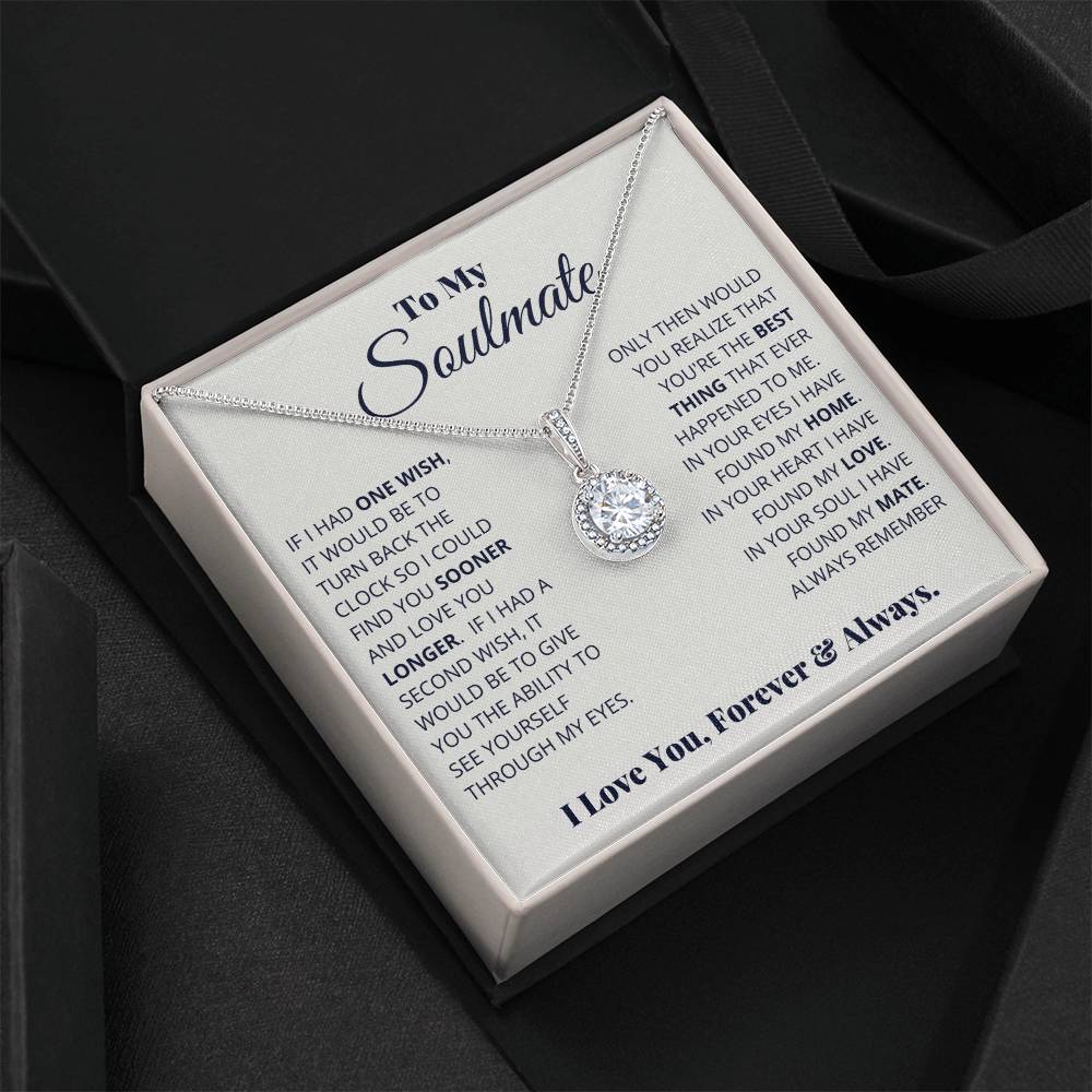 To My Soulmate – Eternal Hope Necklace | Meaningful Gift for Her