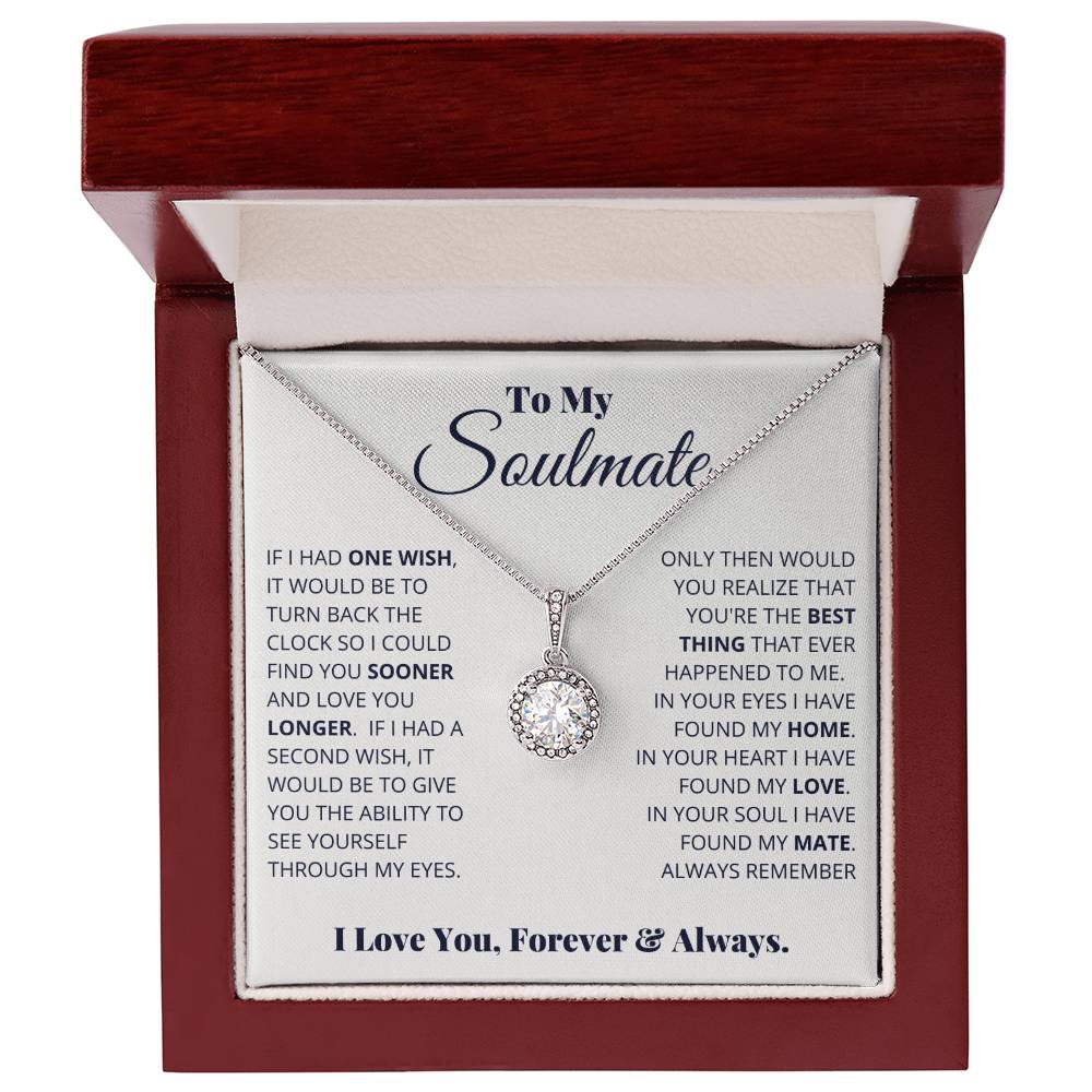 To My Soulmate – Eternal Hope Necklace | Meaningful Gift for Her