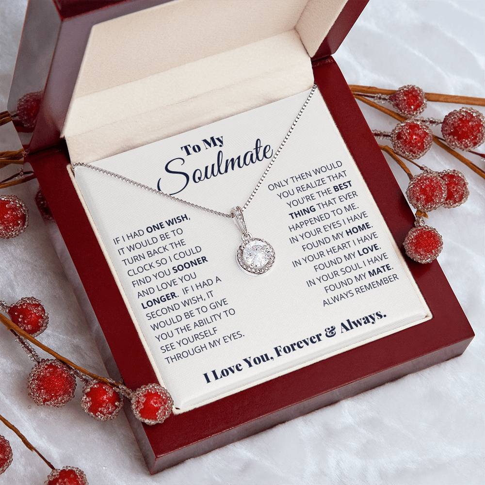 To My Soulmate – Eternal Hope Necklace | Meaningful Gift for Her