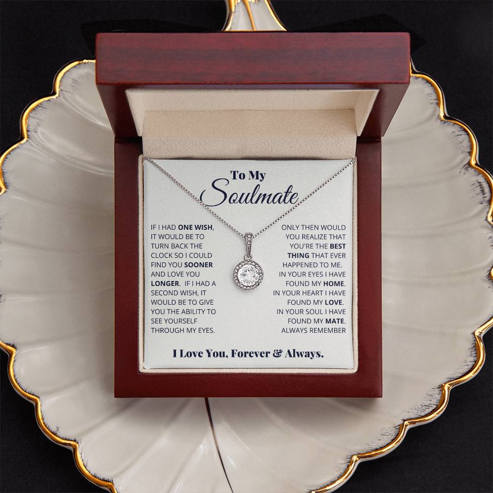 To My Soulmate – Eternal Hope Necklace | Meaningful Gift for Her