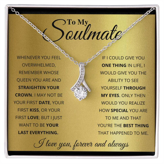 To My Soulmate – Alluring Beauty Necklace | A Gift She Will Never Forget