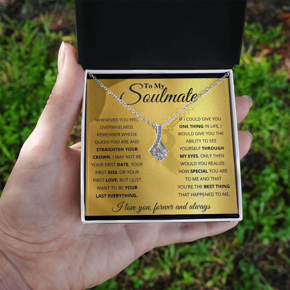 To My Soulmate – Alluring Beauty Necklace | A Gift She Will Never Forget