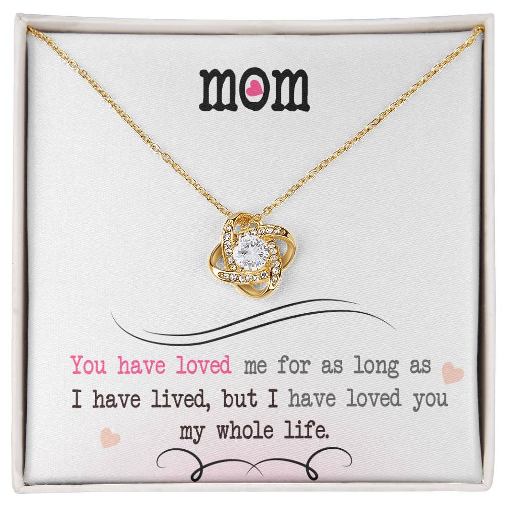 My Whole Life – Love Knot Necklace | A Gift of Love and Devotion