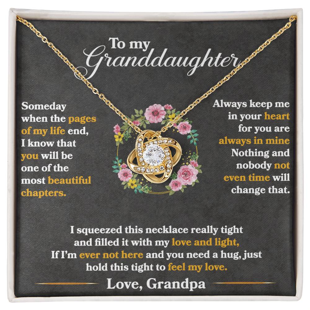 Keep Me In Your Heart – Love Knot Necklace | A Gift of Love and Connection