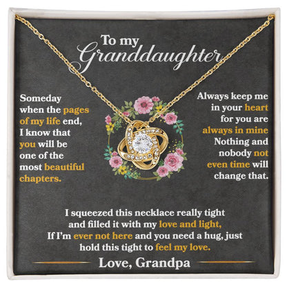 Keep Me In Your Heart – Love Knot Necklace | A Gift of Love and Connection