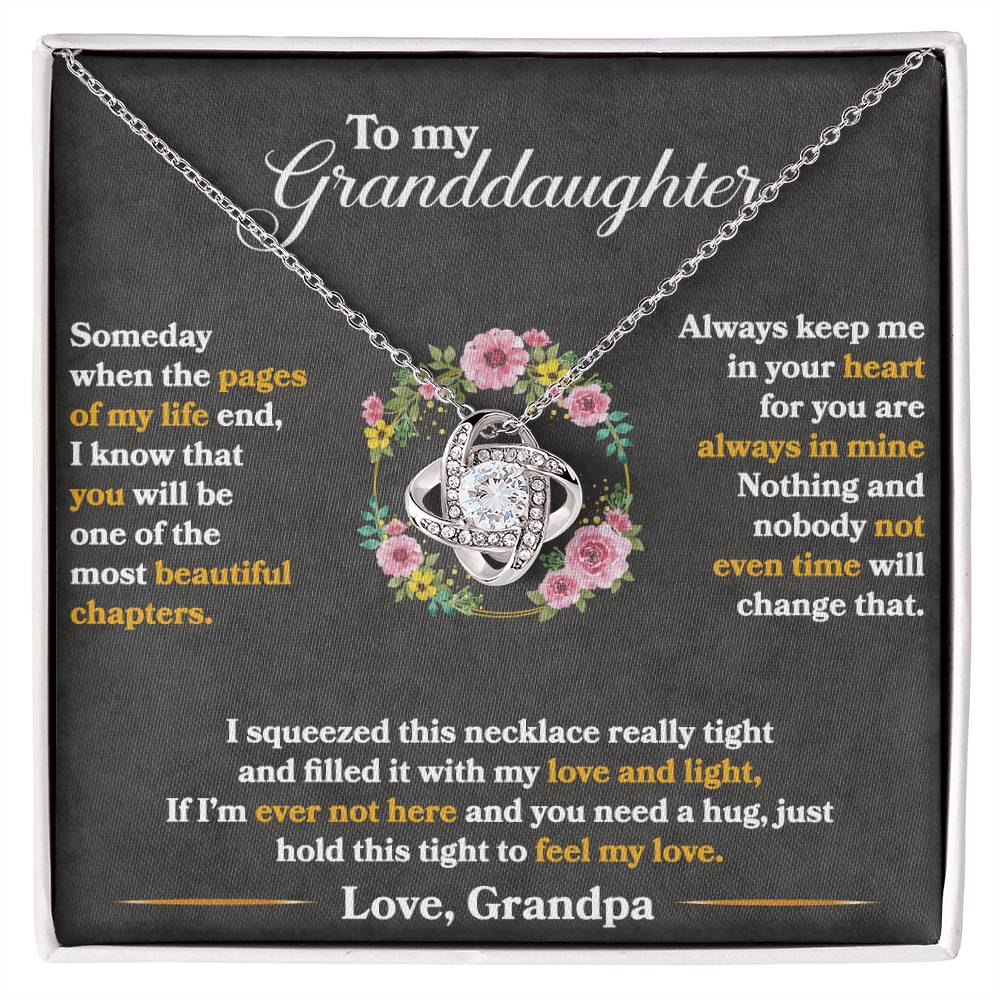 Keep Me In Your Heart – Love Knot Necklace | A Gift of Love and Connection