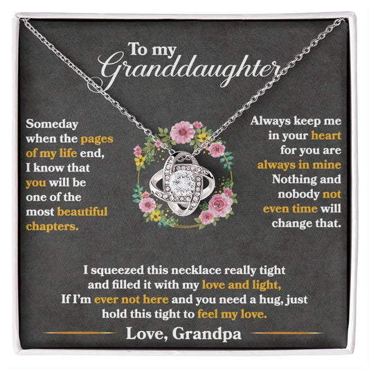 Keep Me In Your Heart – Love Knot Necklace | A Gift of Love and Connection