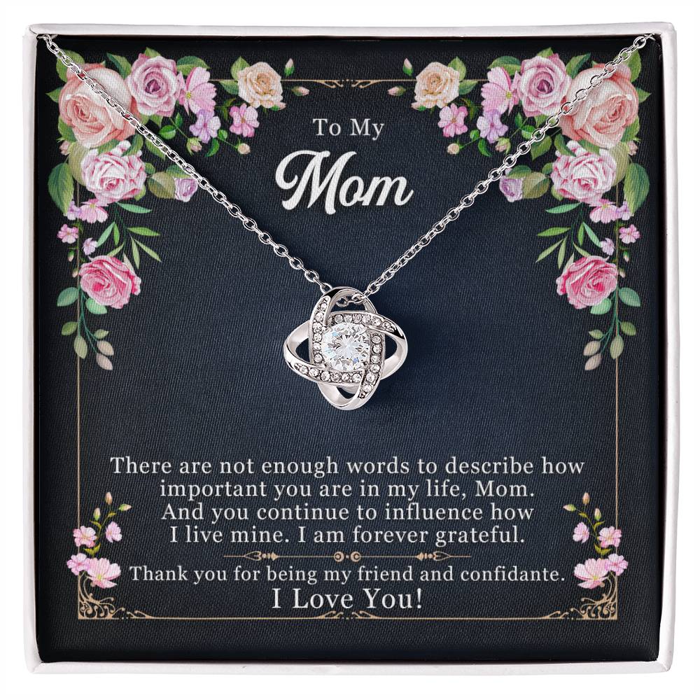 Forever Grateful – Love Knot Necklace | A Meaningful Thank You Gift