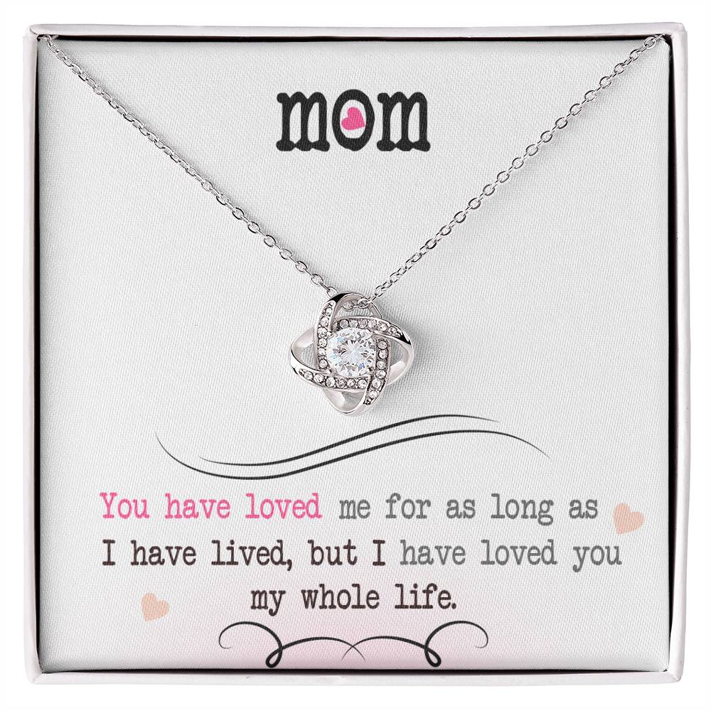 My Whole Life – Love Knot Necklace | A Gift of Love and Devotion