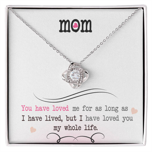 My Whole Life – Love Knot Necklace | A Gift of Love and Devotion