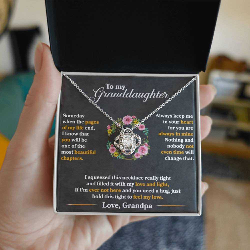Keep Me In Your Heart – Love Knot Necklace | A Gift of Love and Connection