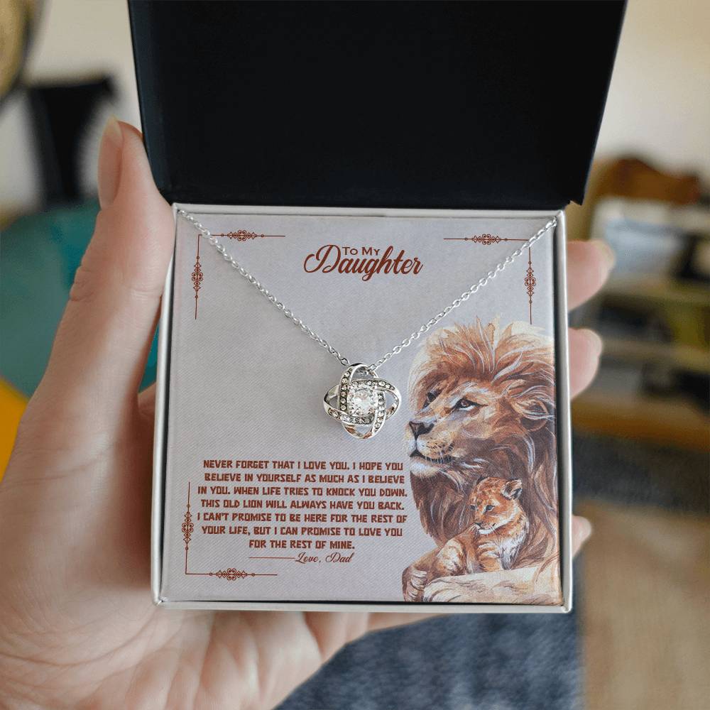 Never Forget How Much You’re Loved – Love Knot Necklace | A Meaningful Gift From the Heart