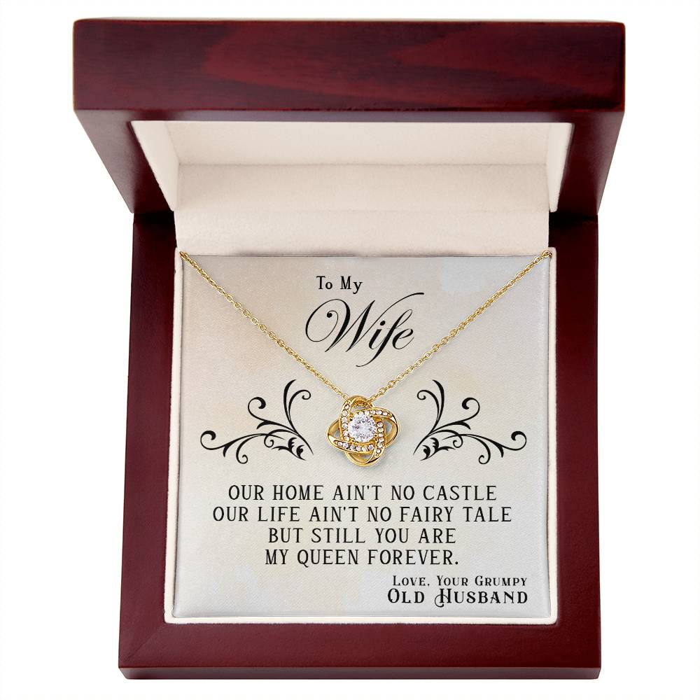 My Queen Forever – Love Knot Necklace | A Gift of Love and Devotion