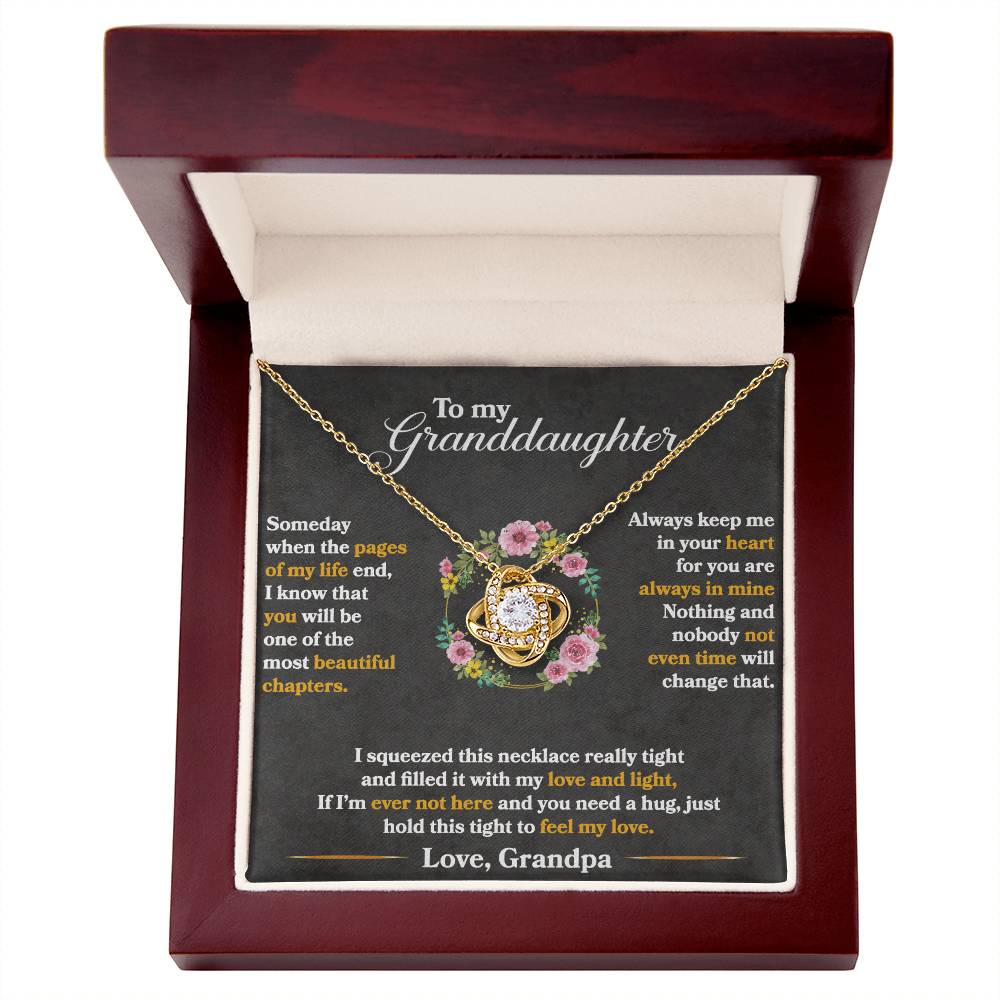 Keep Me In Your Heart – Love Knot Necklace | A Gift of Love and Connection