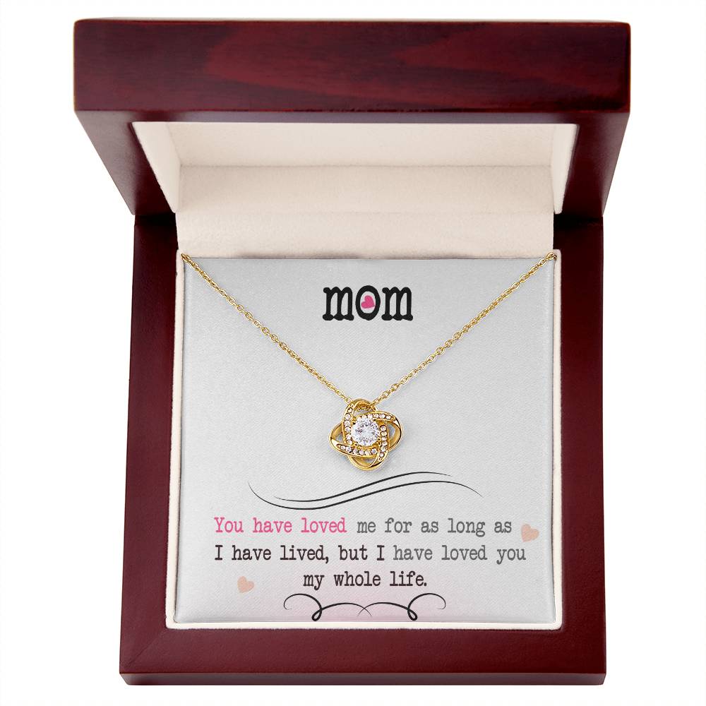 My Whole Life – Love Knot Necklace | A Gift of Love and Devotion