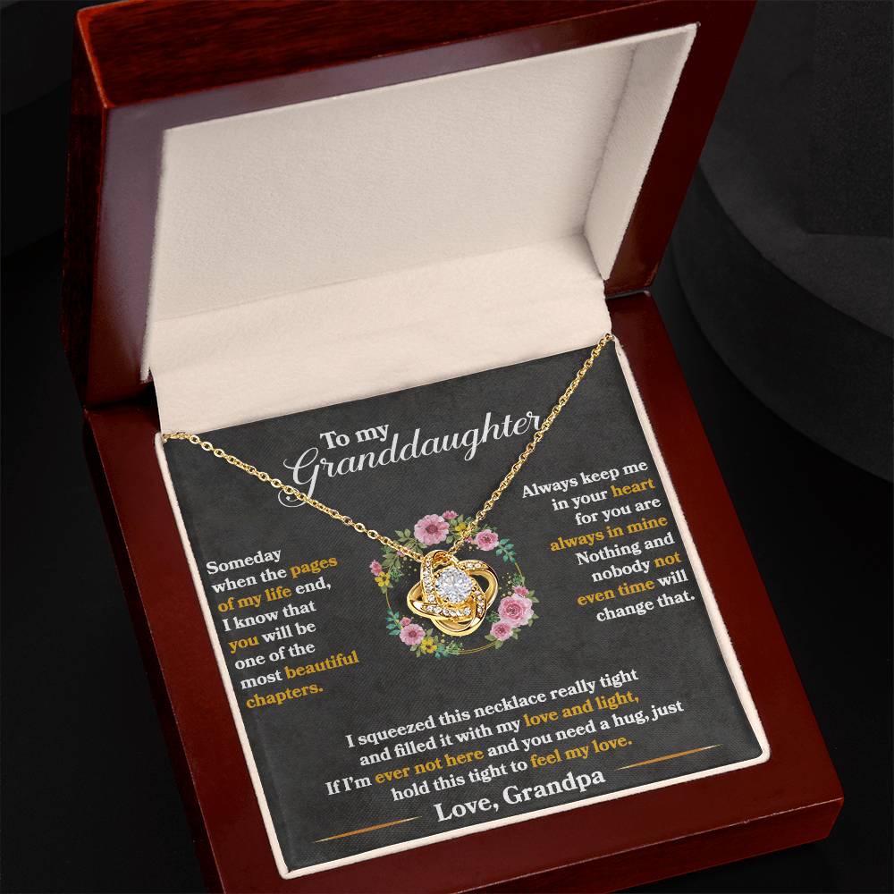 Keep Me In Your Heart – Love Knot Necklace | A Gift of Love and Connection