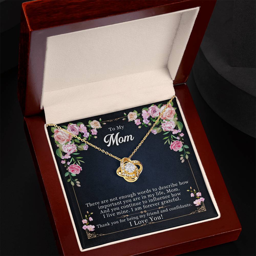 Forever Grateful – Love Knot Necklace | A Meaningful Thank You Gift