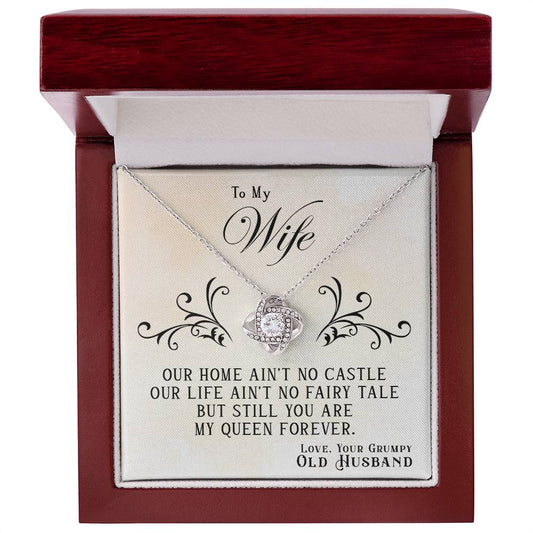 My Queen Forever – Love Knot Necklace | A Gift of Love and Devotion