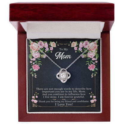 Forever Grateful – Love Knot Necklace | A Meaningful Thank You Gift