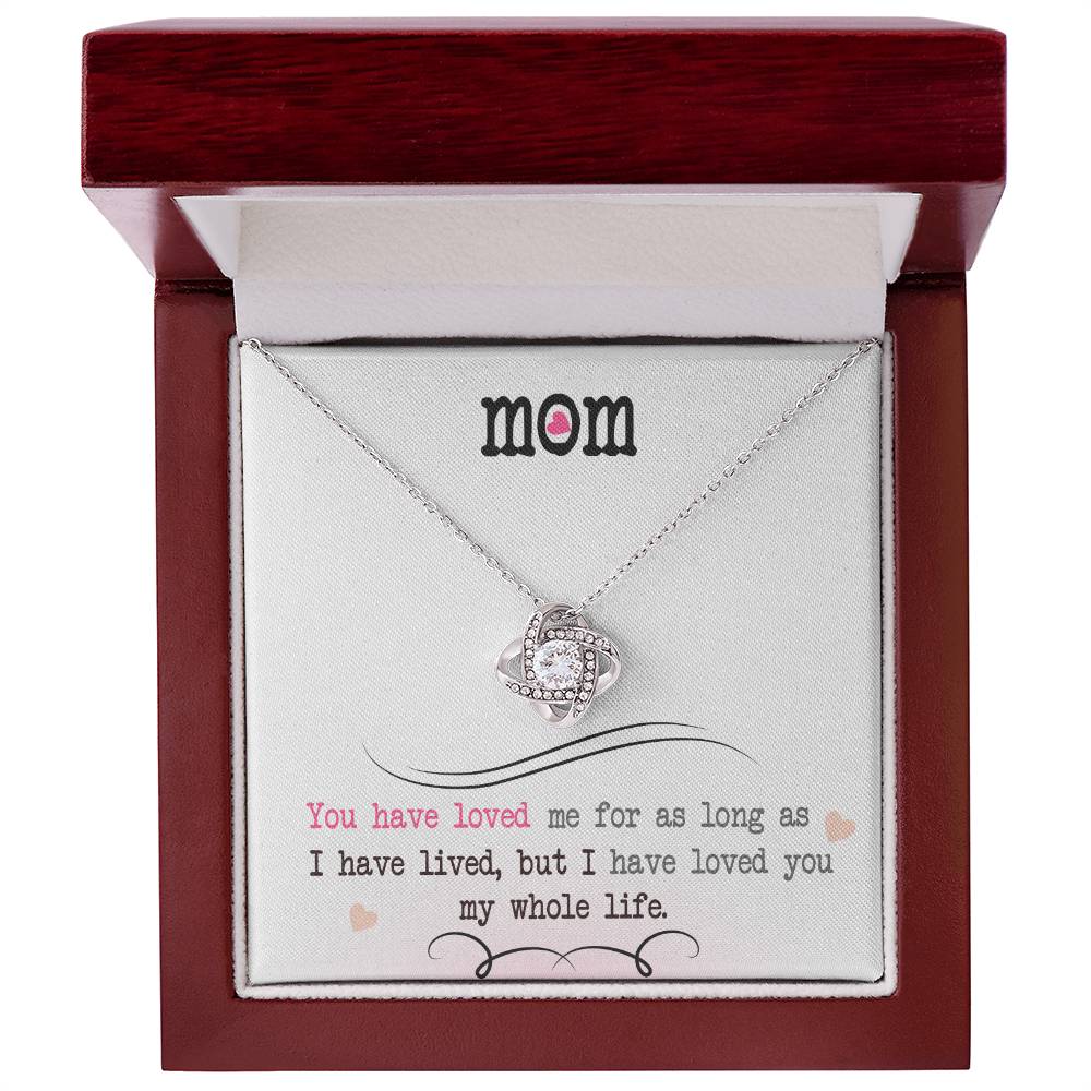 My Whole Life – Love Knot Necklace | A Gift of Love and Devotion