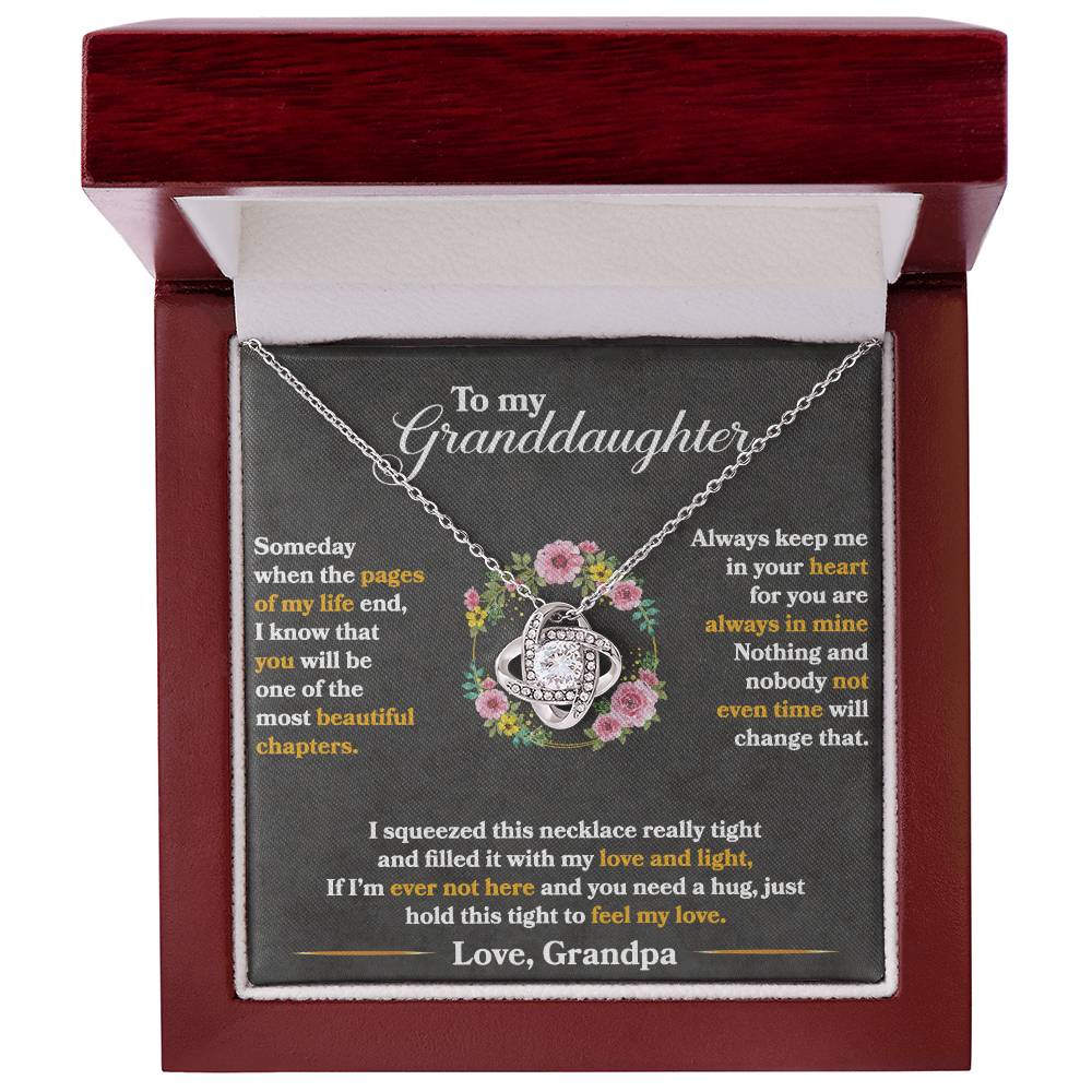 Keep Me In Your Heart – Love Knot Necklace | A Gift of Love and Connection