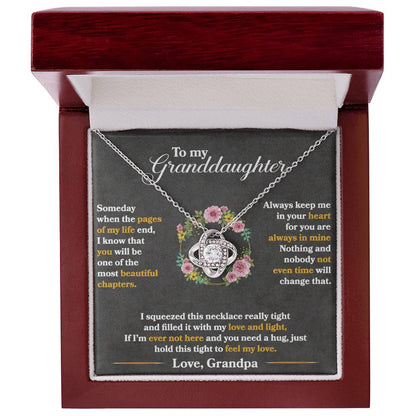 Keep Me In Your Heart – Love Knot Necklace | A Gift of Love and Connection