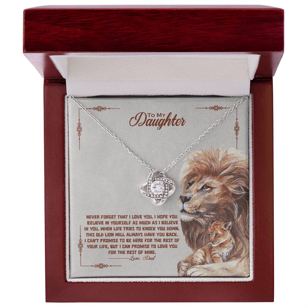 Never Forget How Much You’re Loved – Love Knot Necklace | A Meaningful Gift From the Heart